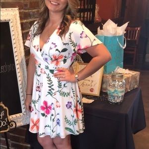 Express floral dress